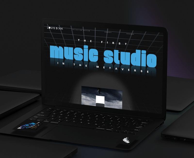 Louis Bekk – ReactJS Based NFT Music Studio & Art