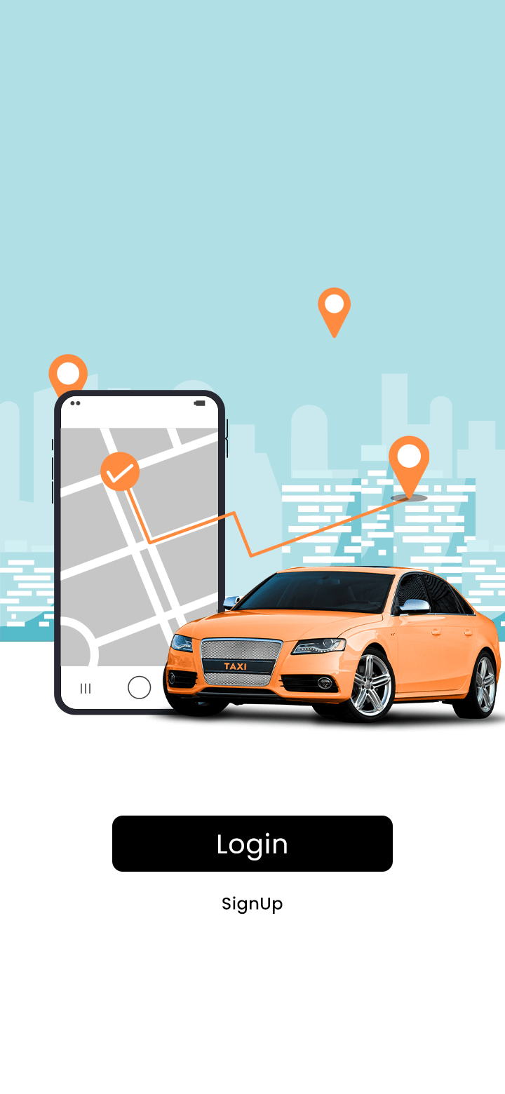 Taxi User App Splash Screen